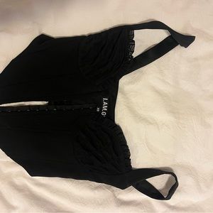 I am Gia black corset